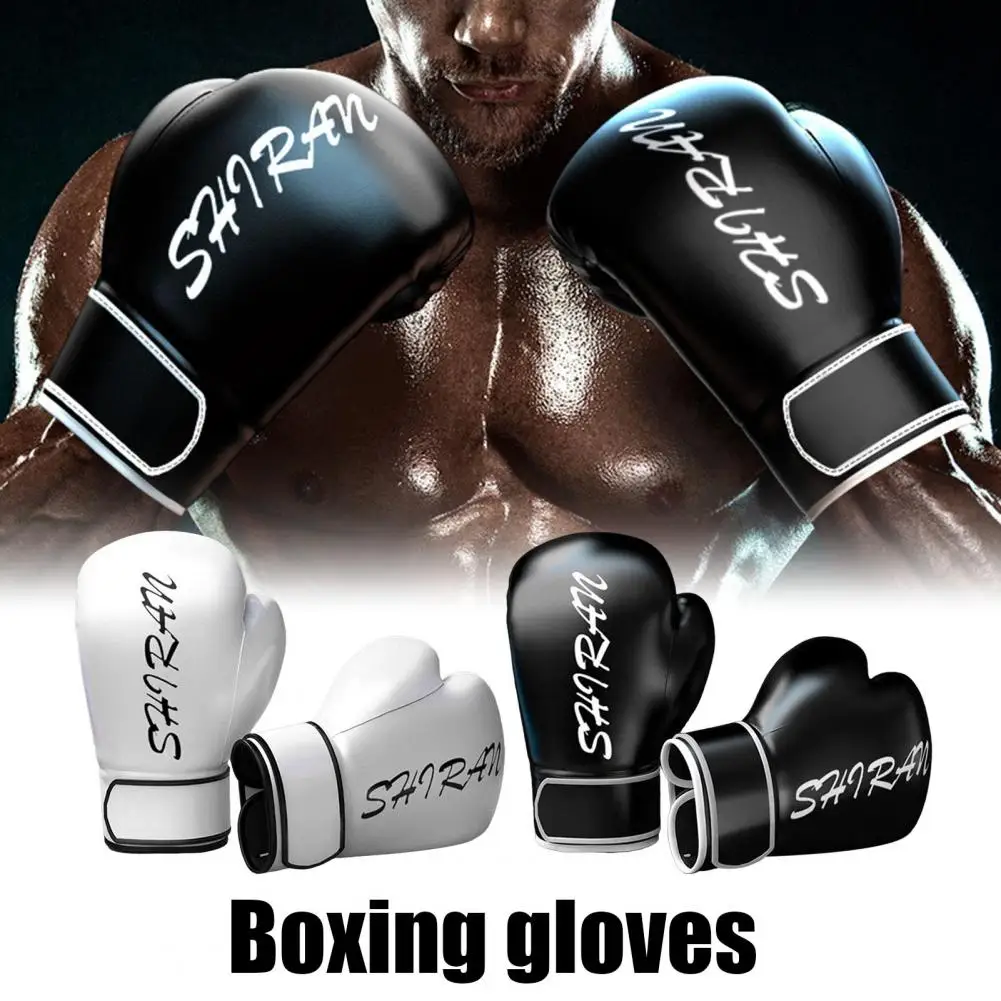 

Боксерские перчатки из искусственной кожи, тренировочные перчатки для тайского бокса, кикбоксинга, боевая тяжелая боксерская груша, перчатки для взрослых и детей, защита для рук