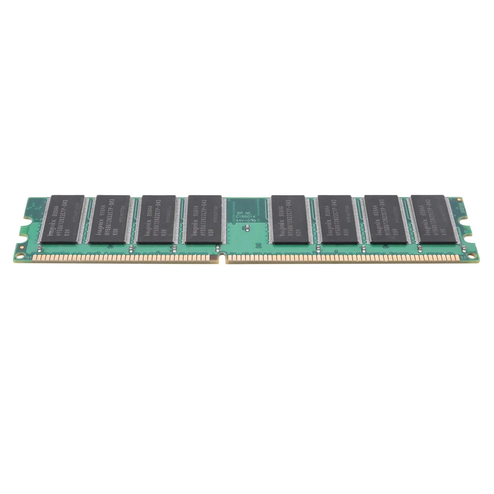 N88R DDR 1GB PC Memory Ram DDR1 Desktop PC3200 400MHz 184 Pin Non-ECC Computer Memoria Module