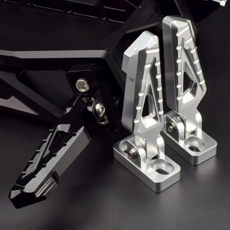 Folded rear foot pedal is suitable for SMRT/PTENG Thunder Stone/King Kong 7075 rear flat fork special straight aluminum alloy