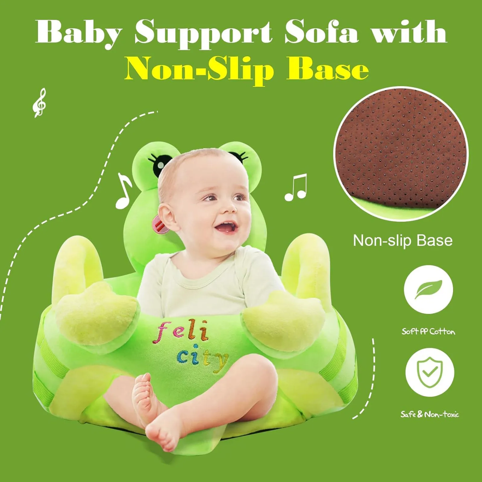 

New Baby Support Sofa Baby Sofa Chair Soft Plush Cartoon Animals Baby Sit Up Chair Learning To Sit Cushion Seats For Toddlers