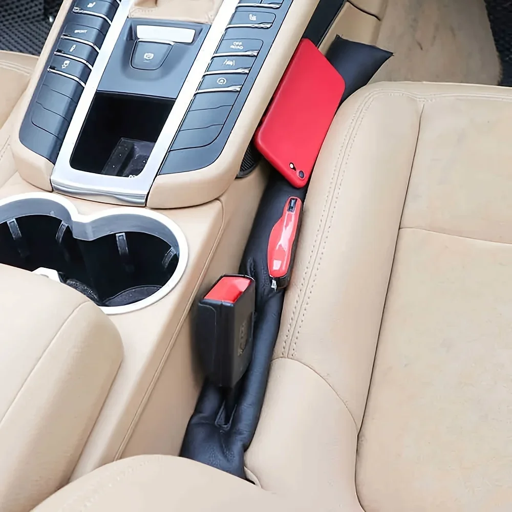 Car Seat Gap Filler Universal Soft Car Styling Padding Leather Leak Pads Plug Spacer Car Interior Decorative Accessories Filling