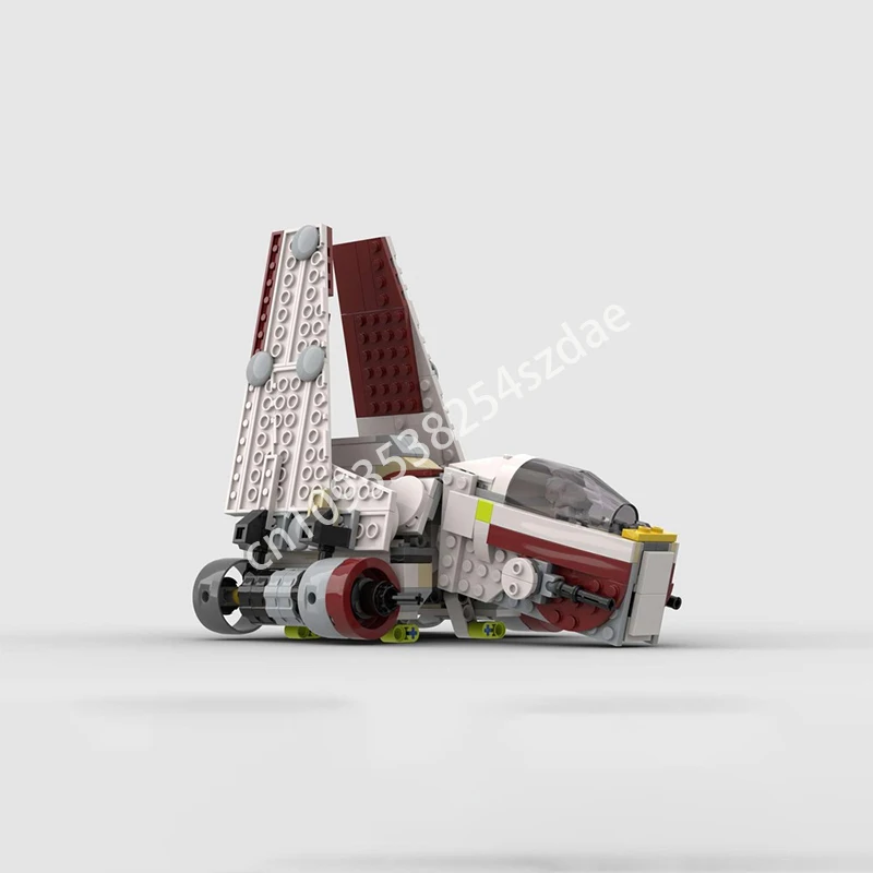 

410 шт. MOC Nu-Class Republic Attack Shuttle Миди-масштаб Звездные боевые строительные блоки на день рождения, Рождественскую игрушку в подарок