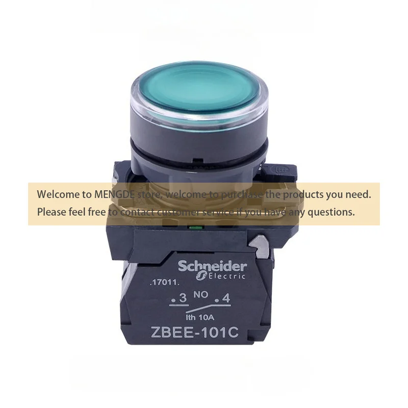 2pcs Schneider XB5-AW33B1C XB5AW33B1C Green Light Button Switch 1 Normally Open Original