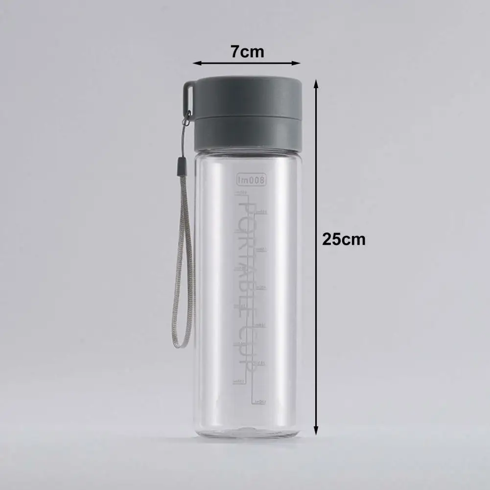 Water Cup Practical Transparent Style Drinking Jug Easy to Clean Water Bottle Transparent Style Water Cup Sports Supply