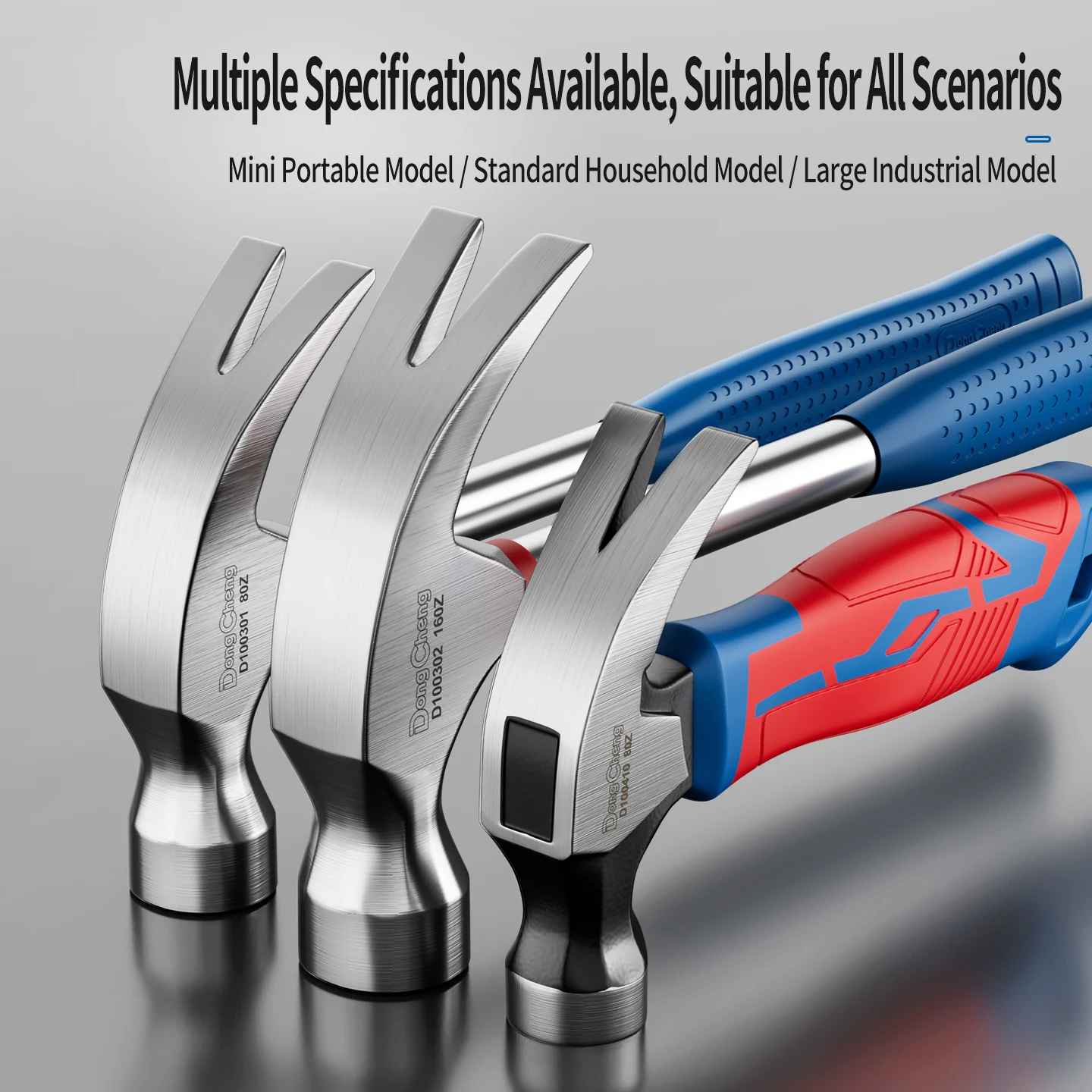 Multifunctional Claw Hammer Ramshorn Nail HammerLightweight Portable Carpentry Window Breaking Hand Tools