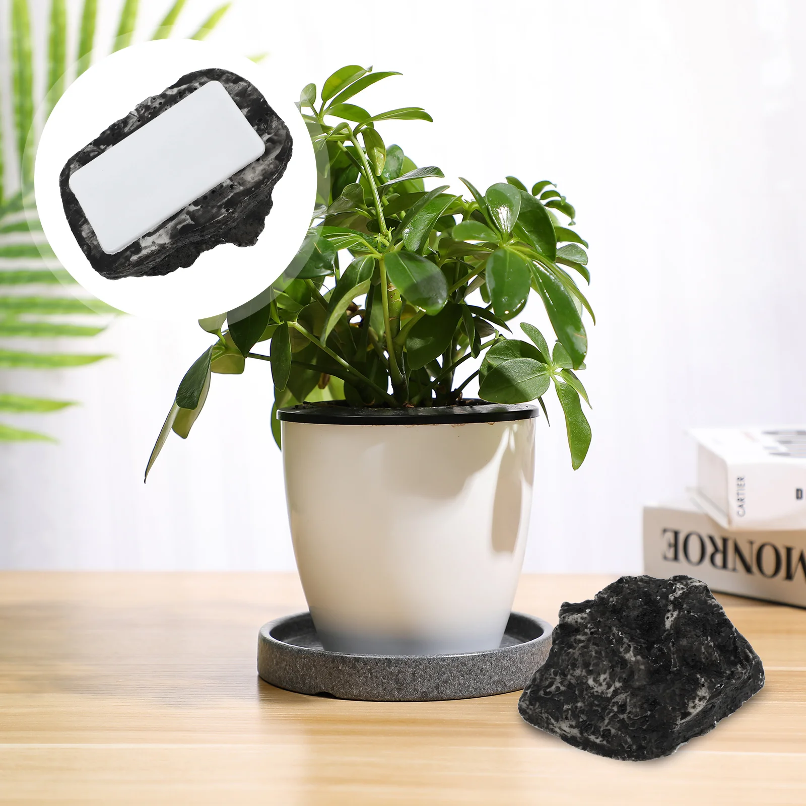 Rock Key Case simulado Stone Hider Spare House Fish Tank Stones Keychain Outdoor Saver