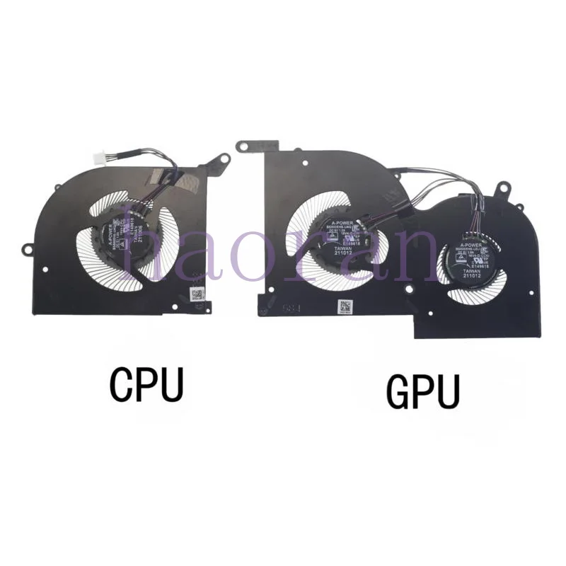 Laptop CPU GPU Cooling Fan For MSI GS66 Stealth 11UG Creator 15 A11UE MS-16V4