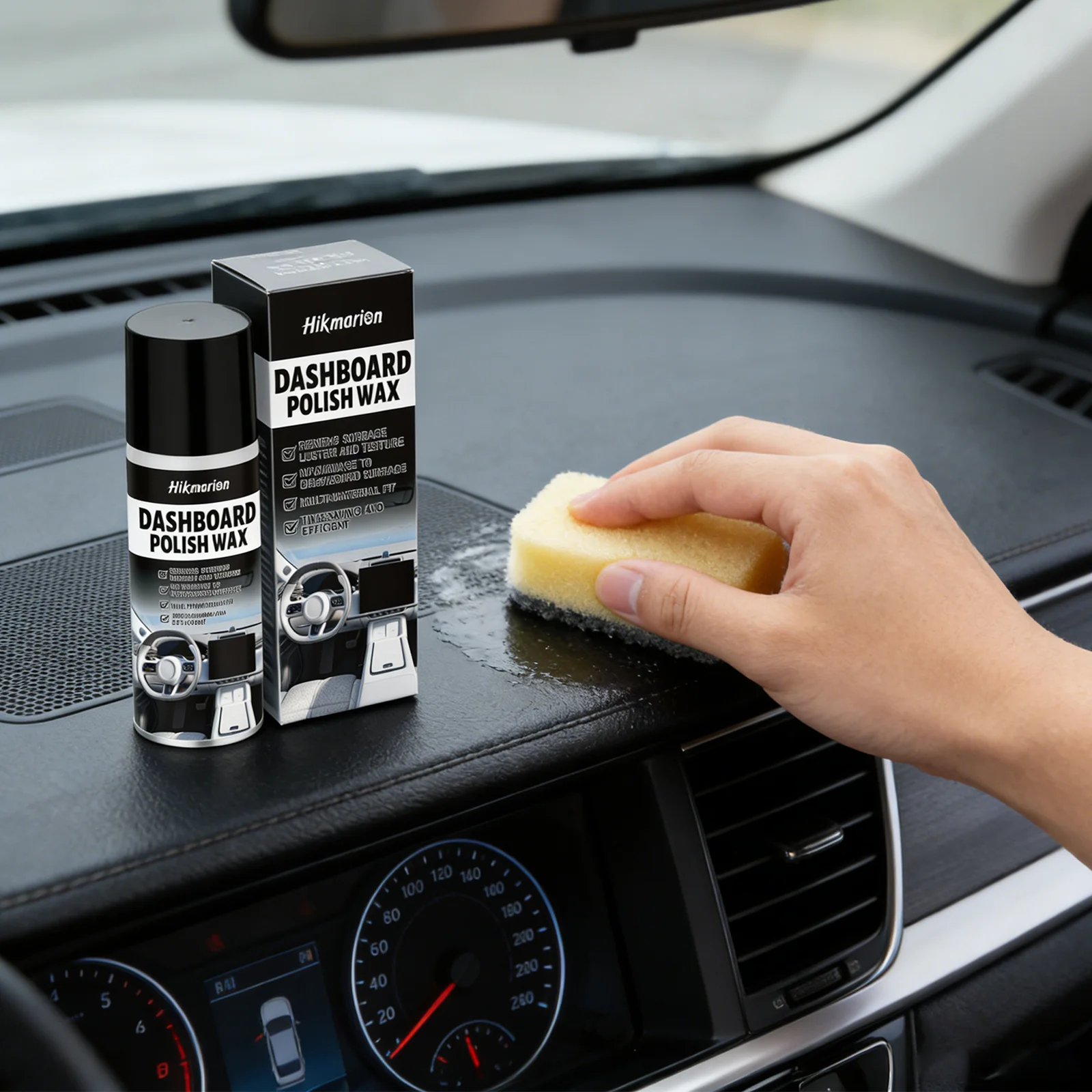 

Спрей для полировки приборной панели автомобиля, очиститель салона, восстановитель пластика, защитное средство для придания блеска, уход за кожей, глубокое очищение, 100 мл