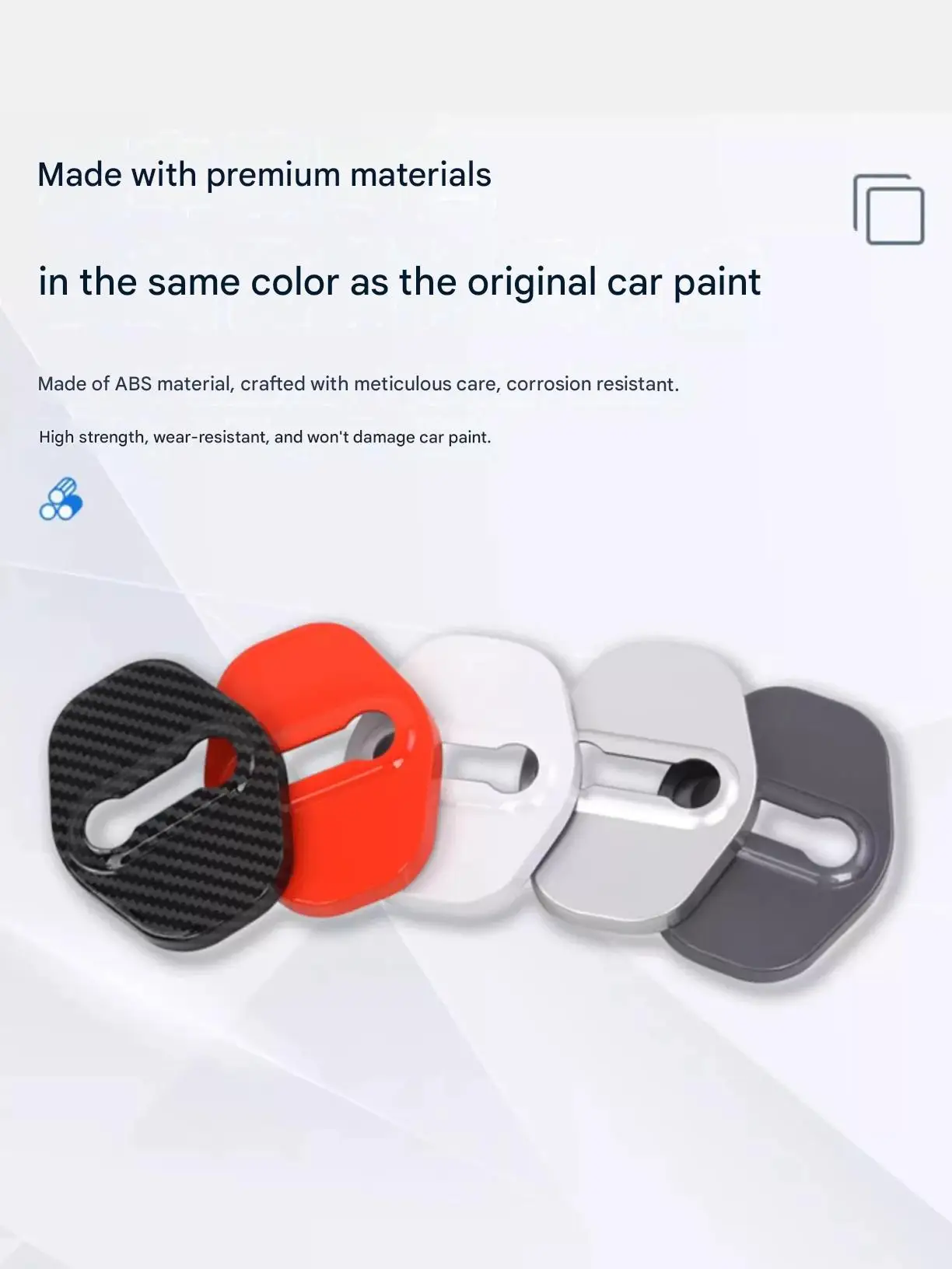 [Fast Shipping] XPENG P7+ Car Door Lock Cover - Corrosion and Rust Resistant 6