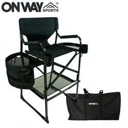 Wholesale Aluminum Folding Portable Upgraded Tall Director Makeup Artist Chair