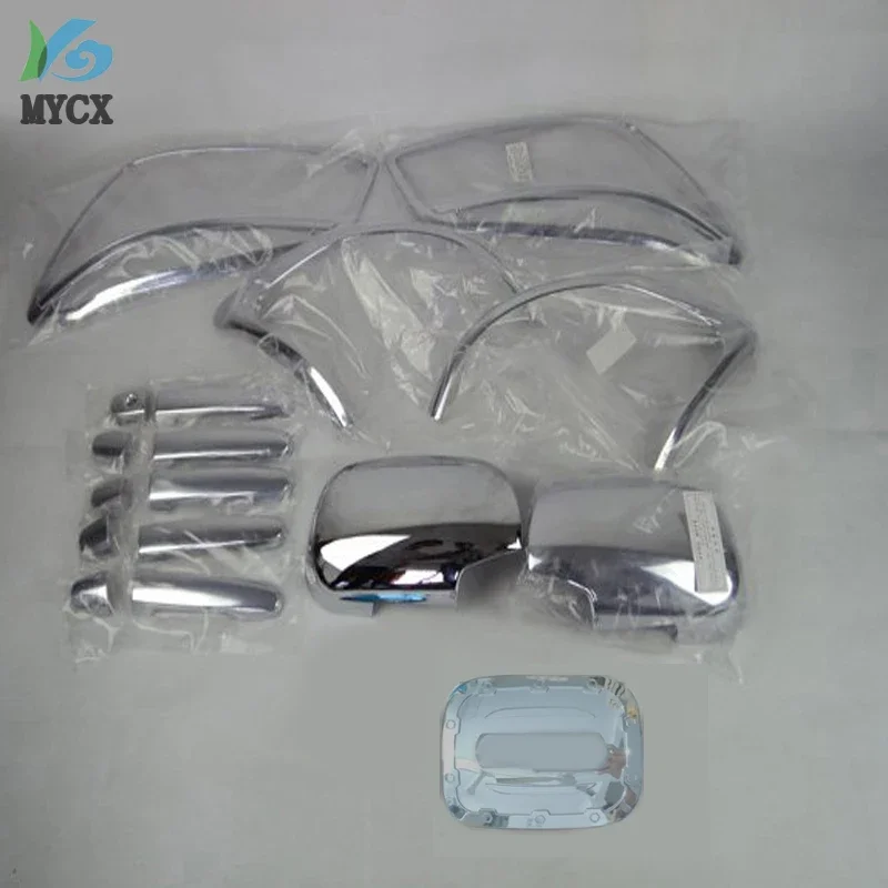 For toyota RAV4 RAV 4 2006~2011 CHROME TRIM FULL SET 17pcs (Cover Trims For Head Light, Tail Light, Side Mirrors)