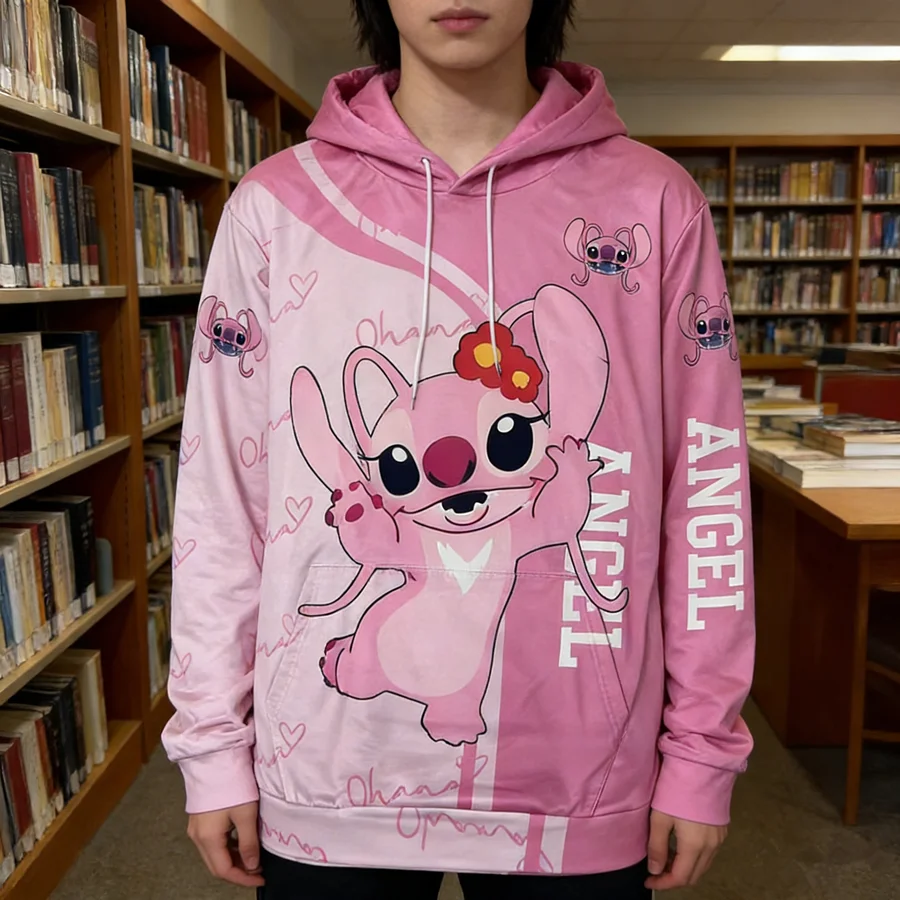 

Новая мужская толстовка с 3D мультяшным цифровым принтом для пар, повседневная уличная одежда