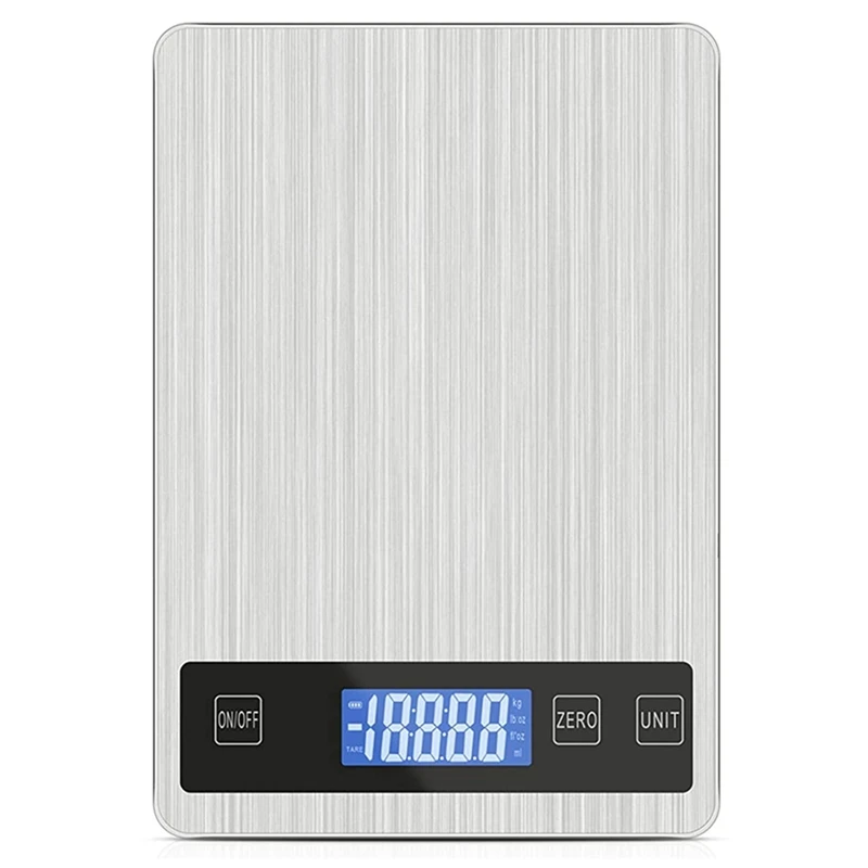 

Big Deal Digital Kitchen Scale Food Scale, Stainless Electric Cooking 5Kg/11Lb Weighing Scales With LED Display,For Kitchen