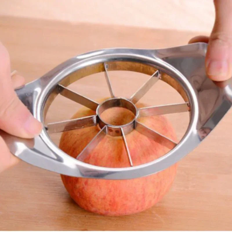 

Stainless Steel Apple Divider&FruitSlicer, ErgonomicHandleKitchen Tool for VegetablesPineappleCutting, HeavyDutyCookingGadgets