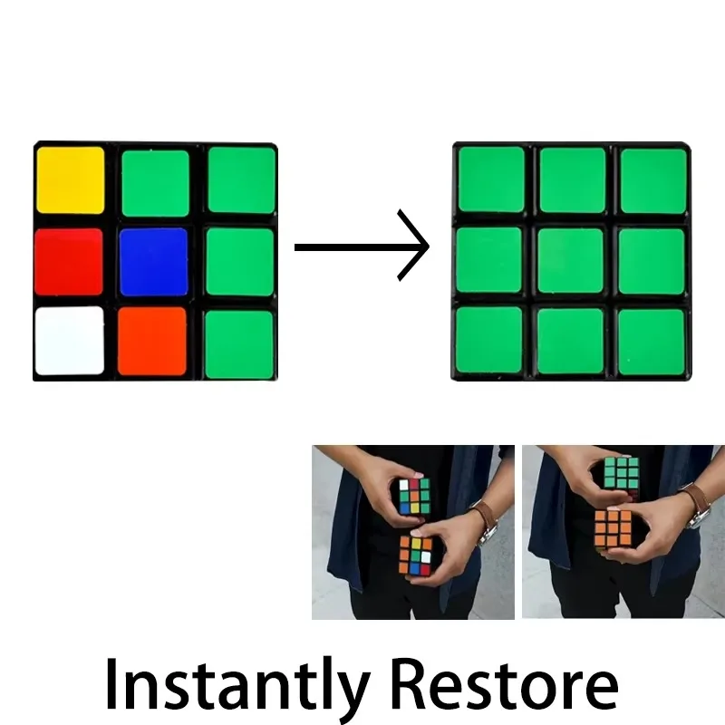 RD Insta By Henry Harrius  Mentalism Magic Street Illusion Cube Magic Tricks Props Gimmicks The MOST VISUAL Cube