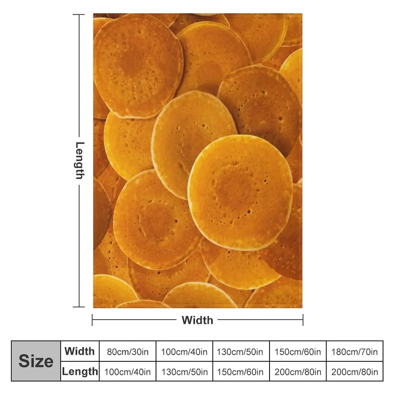 Pancakes Seamless Pattern Throw Blanket Bed covers Decorative Sofa Luxury St Extra Large Throw Thermal Soft Blankets