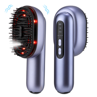 Electric Wireless Infrared Massage Comb Hair Growth 3 Modes Vibration Hair Massage Scalp Brush Liquid Spray Comb Anti Hair Loss