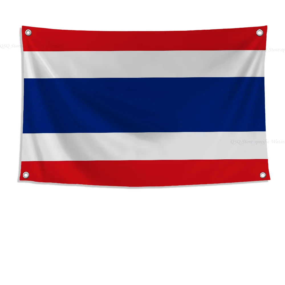 1 قطعة TH أعلام علم تايلاند واللافتات أربعة حفرة العلم البوليستر ديكور خارجي غرفة جمالية