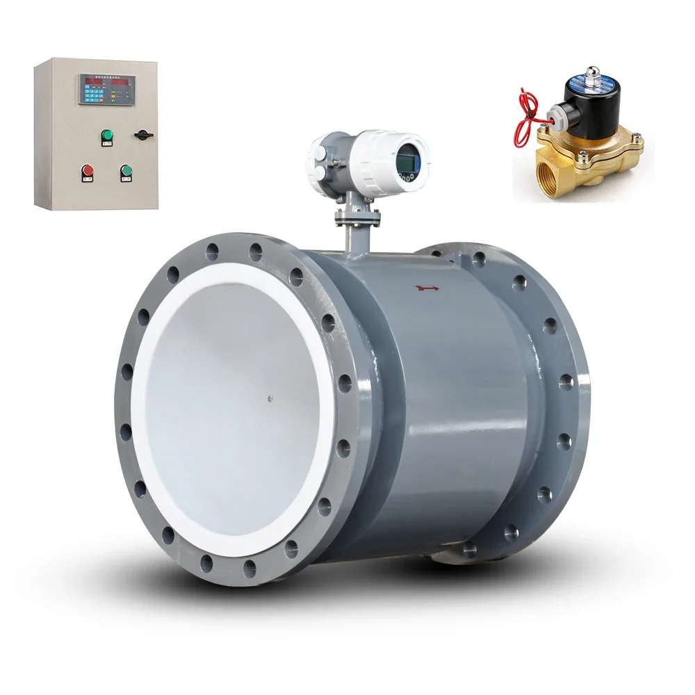 TLF AC220V DC24V Qutative Digital Liquid Flow Control Valve Flow Qutative Controller Flow Meter Control Box