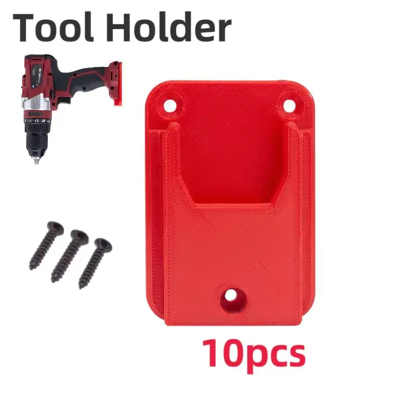 Suporte de Parede para Chave de Fenda Acessórios para Ferramentas Elétricas Suporte Undershelf Ferramenta para Ozito e Ethereum 18v 10 Pcs