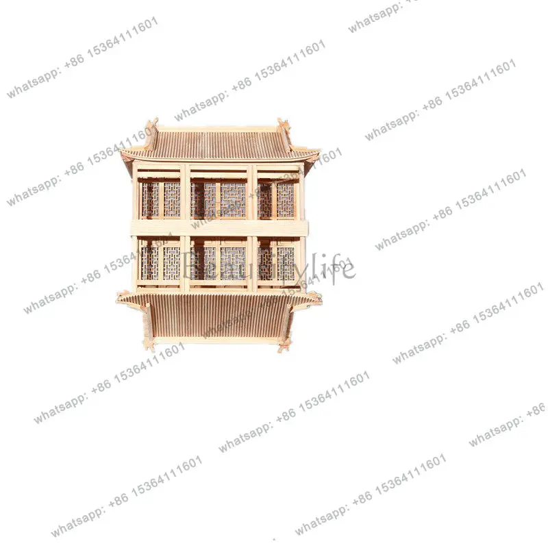

Antique building hanging jewelry soft decoration air all solid wood tenon and mortise structure