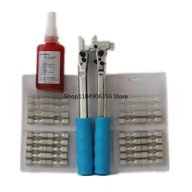 

Refrigerator Repair Welding-Free Tool Set Composite Ring Sealing Liquid Frk Press Plier with 50 PCs 80 Pcs Lock Ring