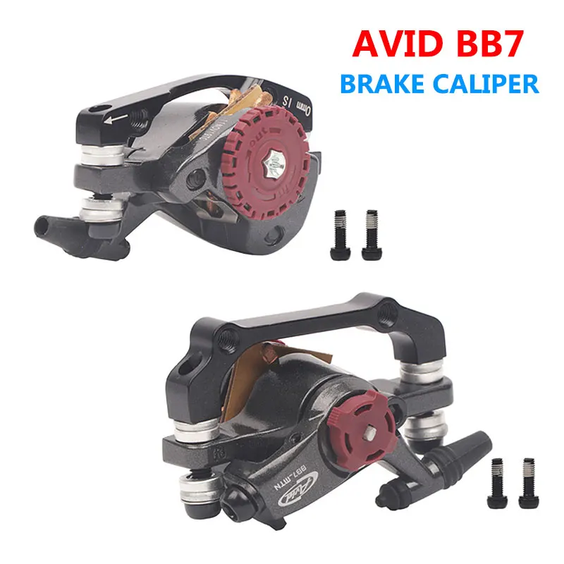 AVID BB7 Bicycle Brake MTB Road Bike Caliper Mechanical Line Pulling Actuated Hydraulic disc Brake Front Rear Bicycle Parts