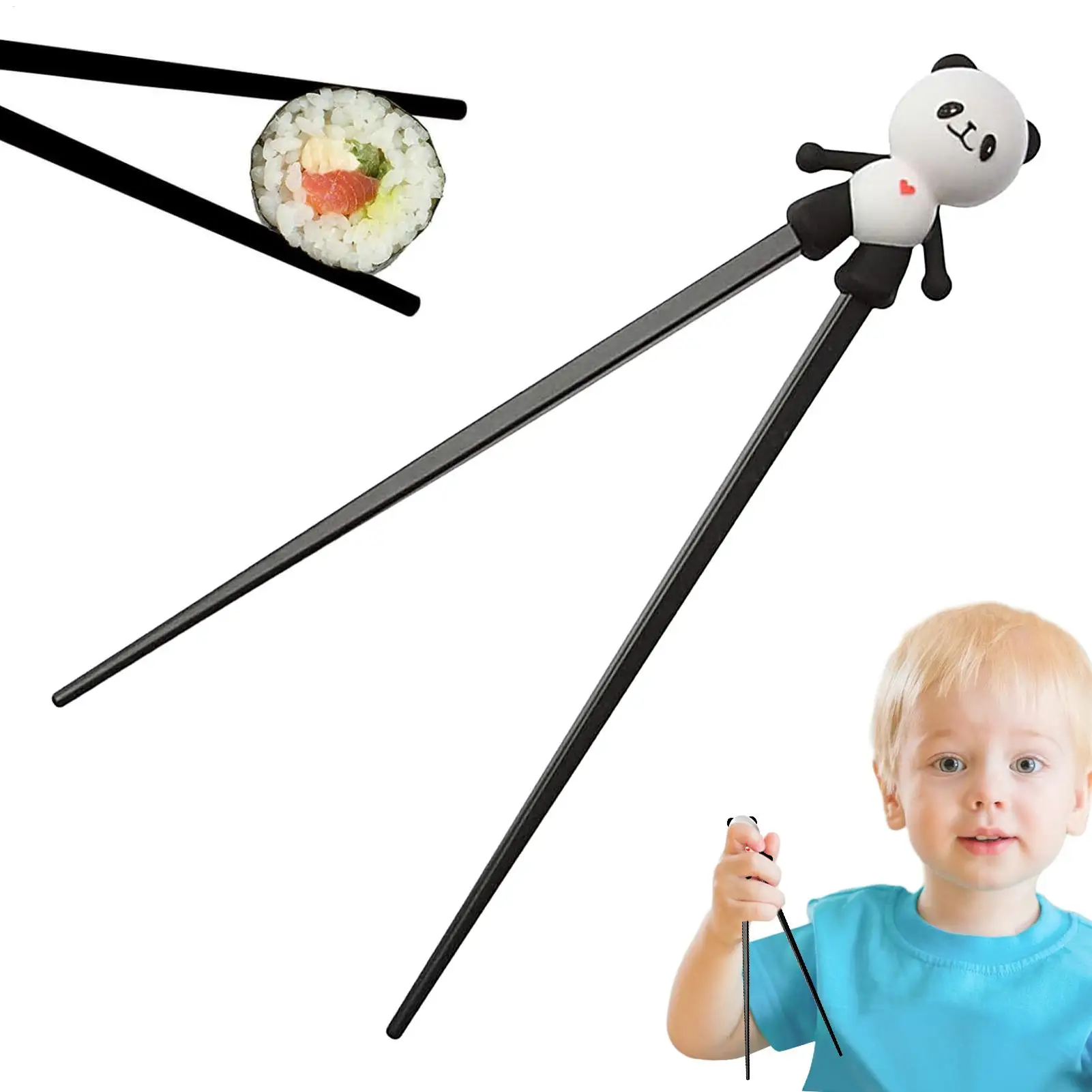 Kids Training Chopsticks Panda Childrens Helpers Chopsticks Reusable Chopsticks Learning Chopstick Helper For Kids Children