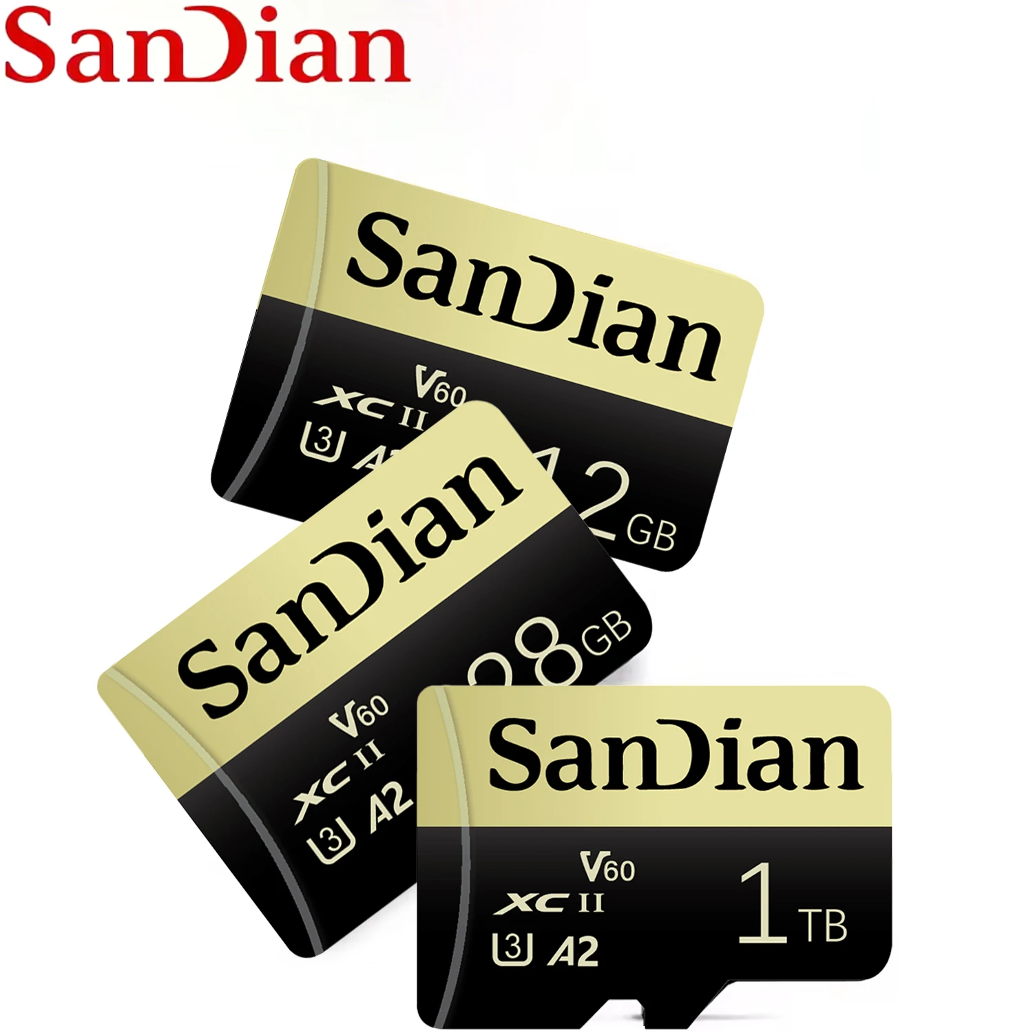 Original Micro SD Card 1TB High Speed Cartao De Memoria 128GB Class 10 Memory Card U3 V60 TF Flash Cards For Phone Camera Drone