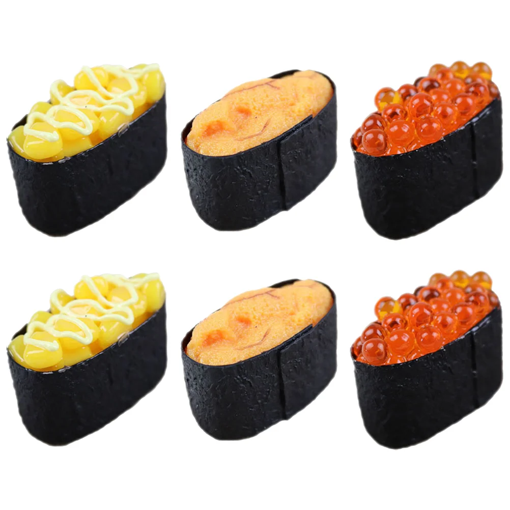 Simulation Sushi Realistic Onigiri Model Artificial Lifelike Fake Food Prop Decors Japanese