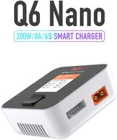ISDT Q6 Nano Lipo Battery Balance Charger Discharger 8A 200W DC 2-6S Digital Smart Battery Li-Po Li-Hv Li-Ion Li-Fe NiMH Ni-Cd