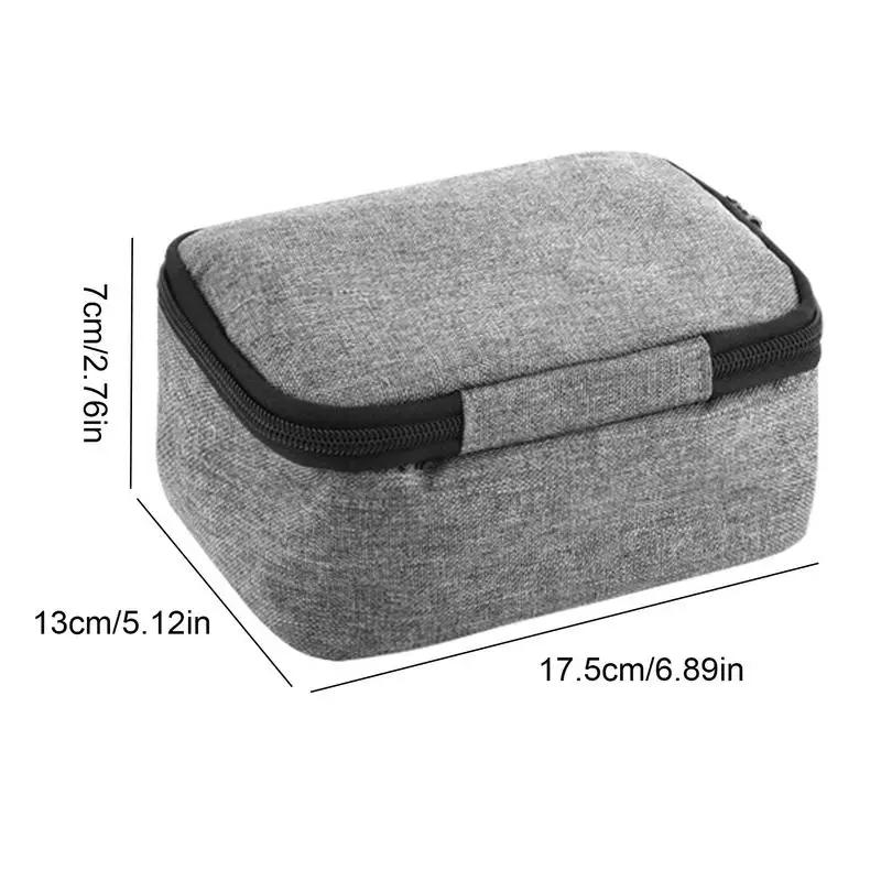 Portable Travel Cable Organizer, Linha de Dados USB, Carregador Plug Storage Bag, Acessórios eletrônicos