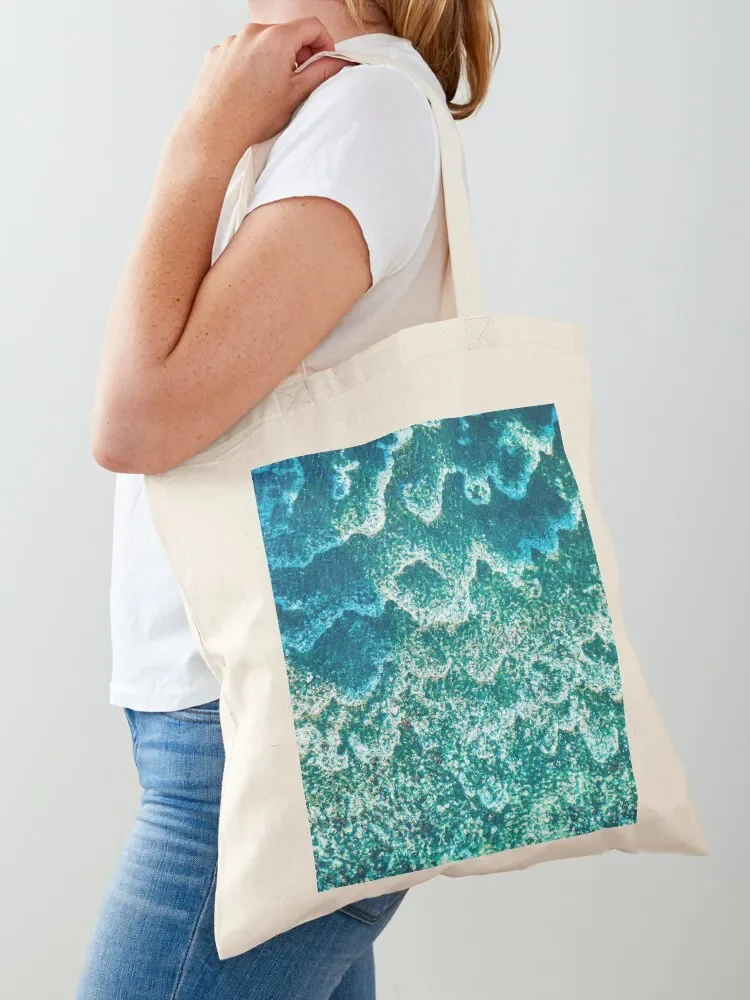 

Reefs and waves Tote Bag tote bags aesthetic Women's bags bag for beach Reusable bags