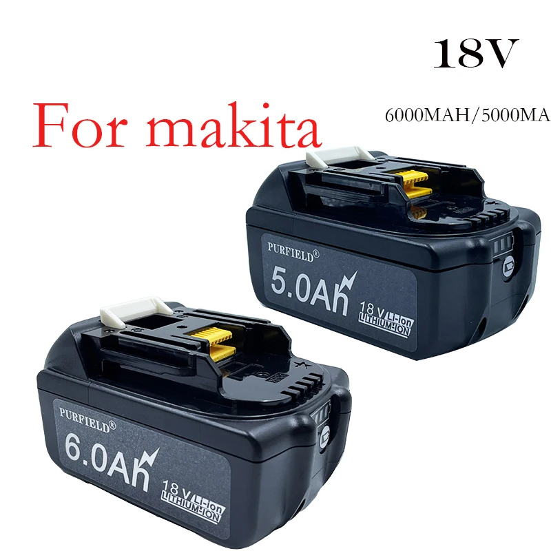 

BL1860 Rechargeable 18 V 6000mAh Li-ion Battery for Makita 18v Battery BL1840 BL1850 BL1830 BL1860B LXT 400