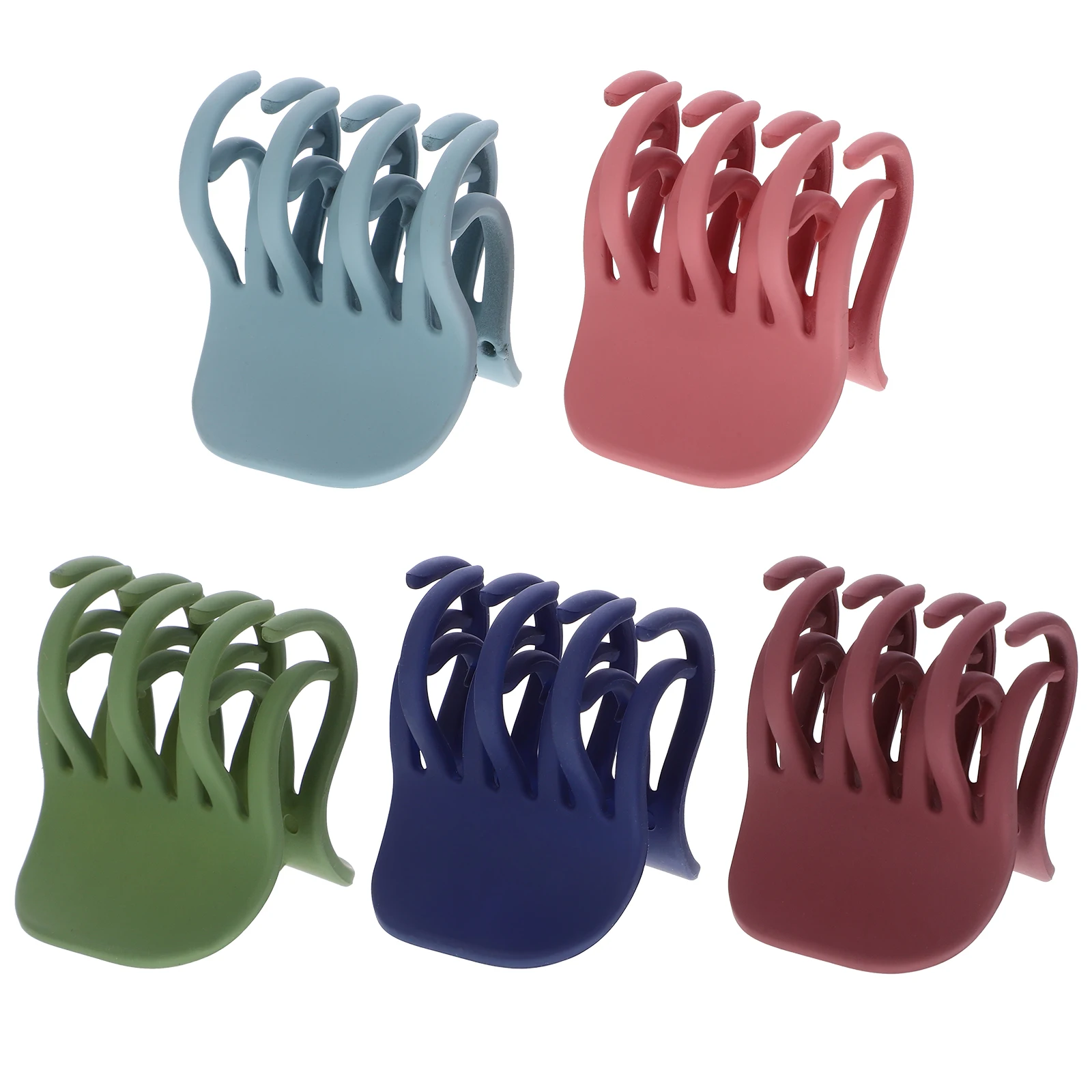 

5pcs Claw Clips for Women Hair Accessories in Solid Colors with Durable Material High Quality Jaw Clips Easy to Carry Various