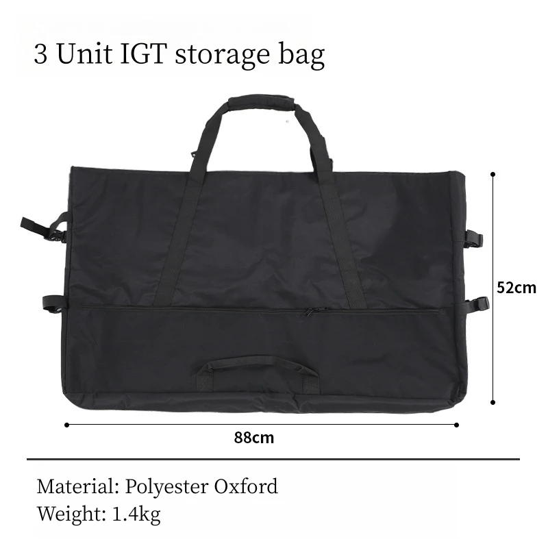 Imagem -02 - Igt Table Storage Pacote Portable Oxford Cloth Desktop Frame Outdoor Camping Acessórios Unit