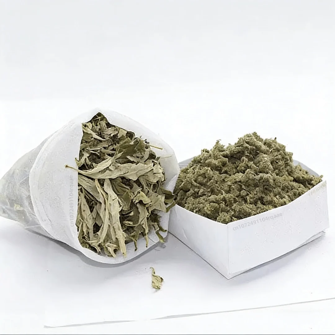 Poudre d'encens d'armoise 100% naturelle, herbe séchée pour brûler, aromathérapie, méditation, aide à la Moxibustion, désodorisant, apaisant