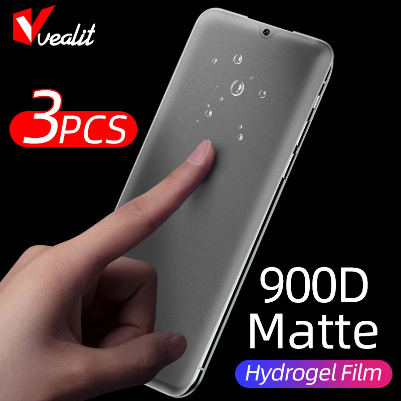 1-3Pcs Matte Hydrogel Film for Xiaomi Redmi Note 11 10S 9S 8 7 5 Pro 4X GO 9 9A Screen Protector Xiaomi 10 11 12 Ultra Soft Film