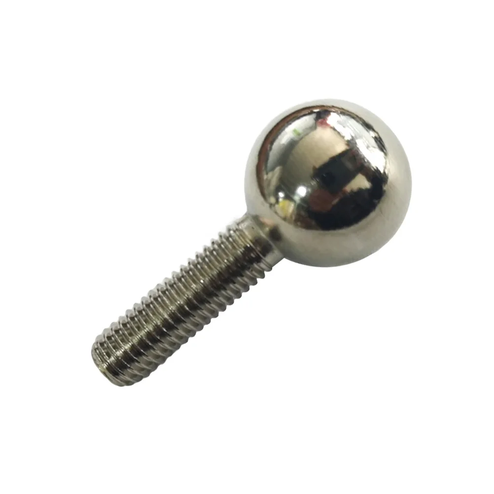 

M8x20 Carbon Steel Threaded Spherical Ball Screw Nickel Plated Rust Proof Cnc Molded Joint 45Mm Diameter 20Mm 3D Printer