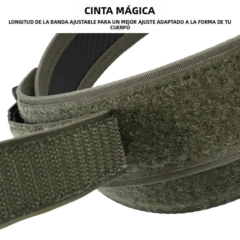 SINAIRSOFT Cinturón táctico nylon liberación rápida para airsoft