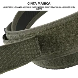 SINAIRSOFT Cinturón táctico nylon liberación rápida para airsoft