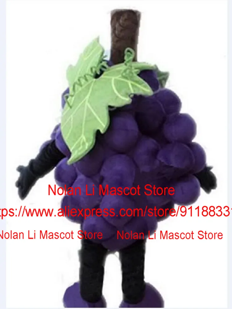 New EVA Material Grapes Super Grape Mascot Costumes Crayon Cartoon Apparel Cosplay Birthday Party Masquerade 939