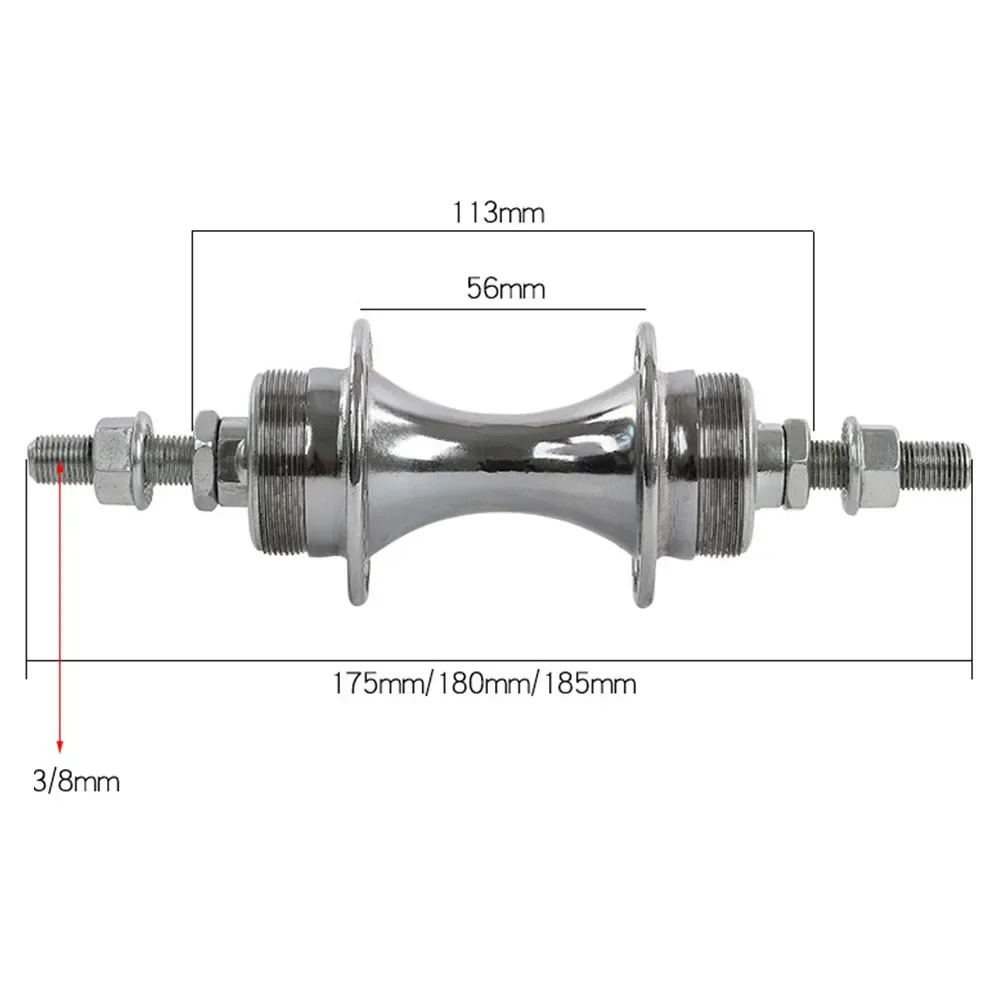 Cubo de rueda de bicicleta de montaña de acero y hierro 36H, accesorios de ciclismo delanteros/traseros, duradero, 1 unidad, buje de bicicleta Premium