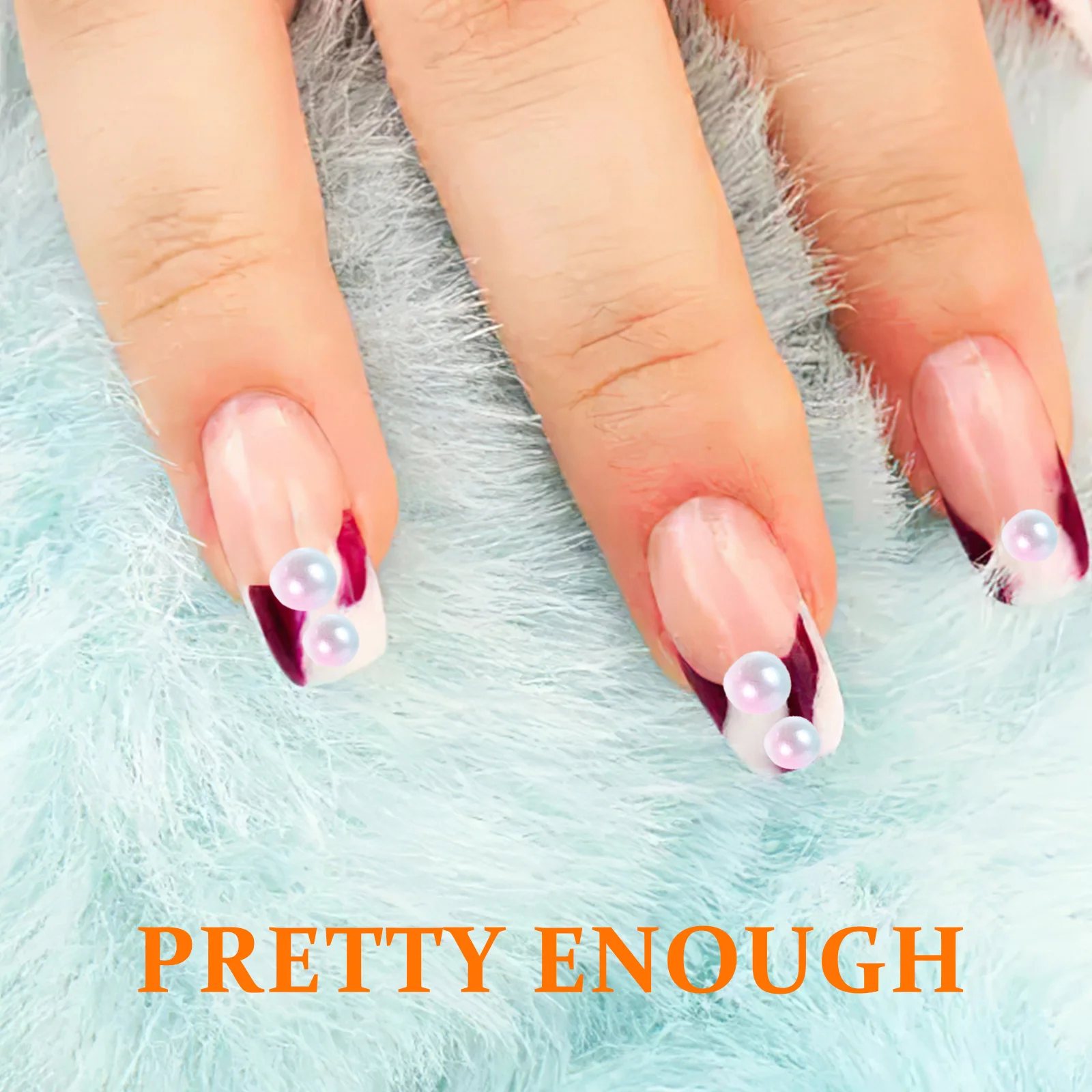 

2Sets Nail Jewelry Set Shell Pieces Abalone Source Material Nail Art Decoration Tools Manicure Kit for Fashionable DIY Nails