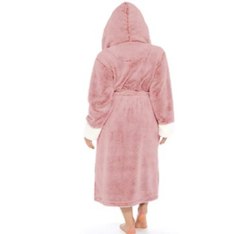 ชุดคลุมอาบน้ำผู้หญิงแฟชั่นลำลองแบบยาวพร้อมเข็มขัด รุ่นใหม่ ปี 2026