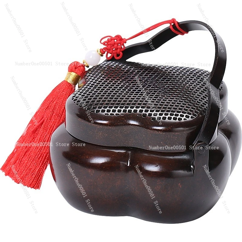 

Antique Copper Hand Warmer Incense Burner Charcoal Heating Portable Fragrance Burner