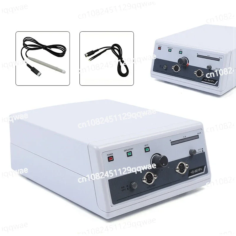 Hair Removal and Speckle Removal Machine, Beauty Salon Epilator, Facial Skin Care, High Frequency, 2 in 1, D-901P