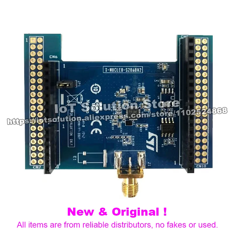 X-NUCLEO-S2868A2 Sub-1 GHz 868 MHz RF expansion board based on S2-LP radio for STM32 Nucleo