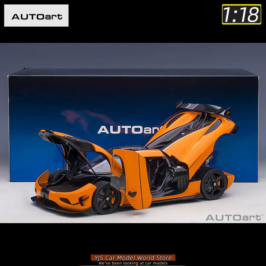 AUTOart model 1/18 Scale New KOENIGSEGG AGERA RS car model Static Decorative Items Holiday Gift Collection
