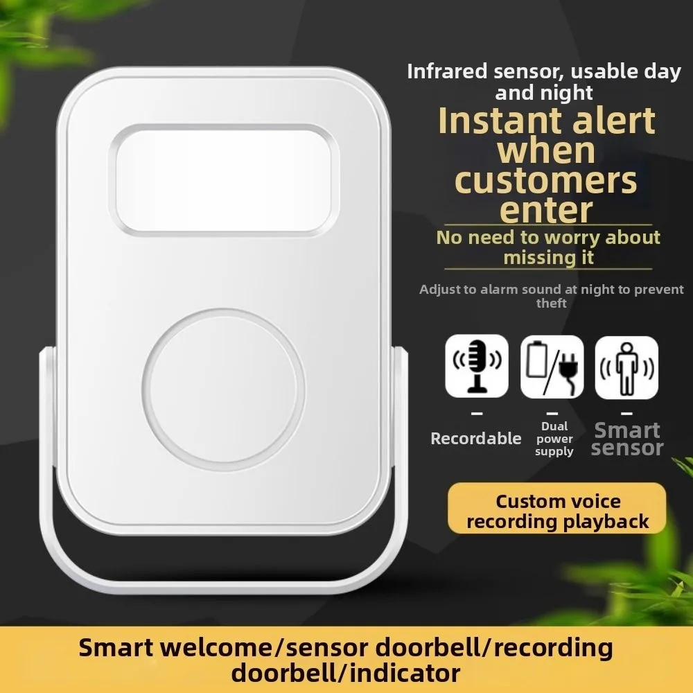 

Инфракрасный датчик, интеллектуальный дверной звонок, PIR-детектор движения, беспроводной дверной датчик, сигнализация, функция умной записи